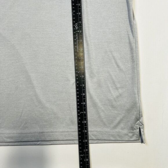 J LINDEBERG Bridge American Fit Golf Polo Shirt Mens Size XL Gray JL Logo - Picture 4 of 10